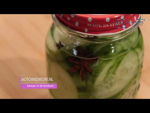Video: Hoe Komkommers Te Bewaren Zonder Azijn