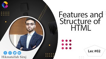 Html5 in Pashto|| HTML features and structure#02