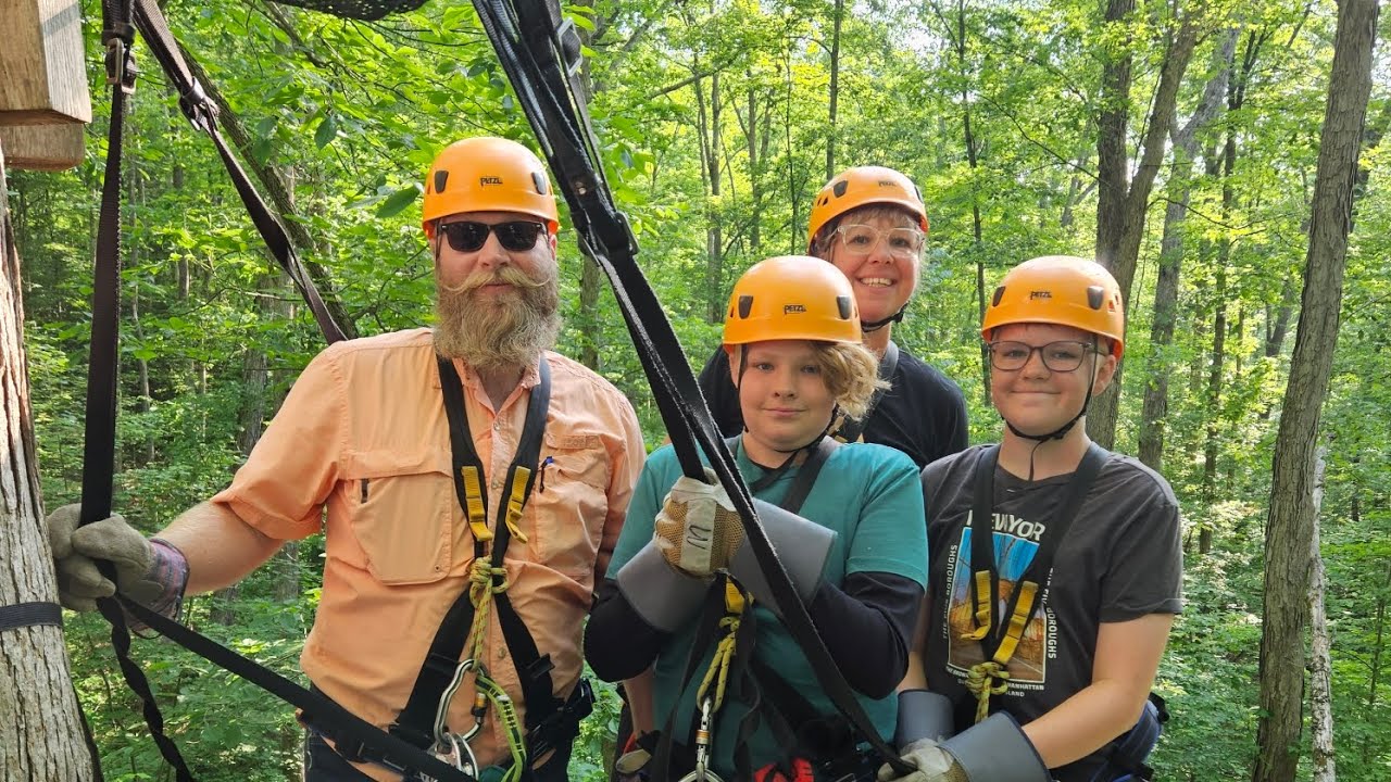 Adventures on the TreeTops Zipline Canopy Tour. YouTube