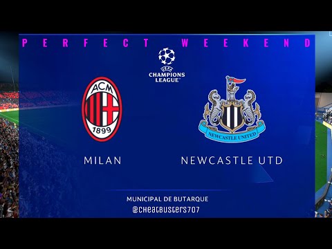 MILAN vs NEWCASTLE UTD UEFA Champions League 23/24 [4K60] Prediction FIFA 23 #football #soccer