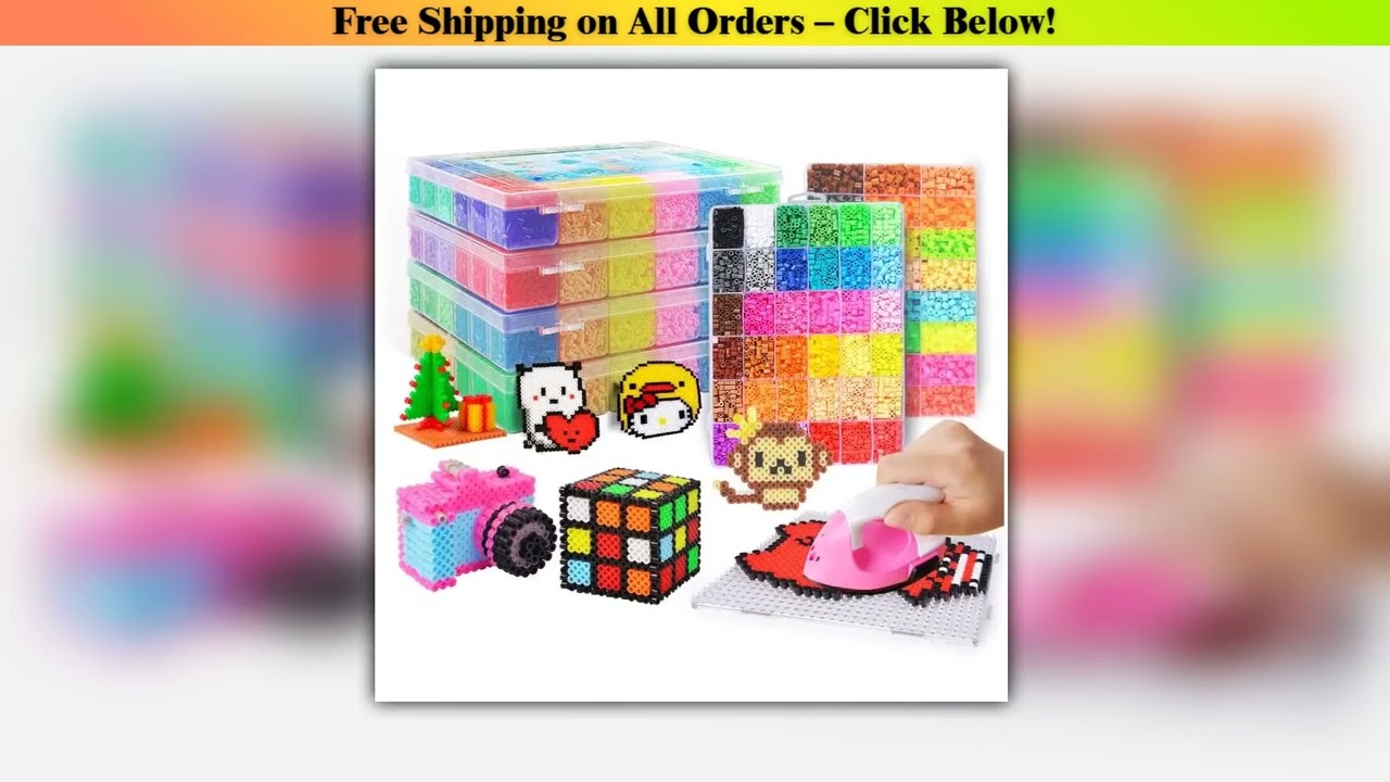26mm 2448colors Hama beads Education Iron beads 3D puzzle Beads lroning Guarantee perler Fuse beads