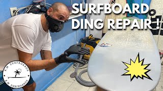 Surfboard Ding Repair [Epoxy & EPS + Carbon Fiber]