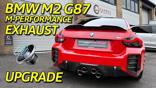 BMW M2 G87 M-Performance Exhaust Upgrade - With Before & After Sound!