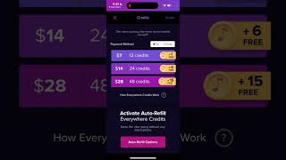 How to get credits in TouchTunes app?