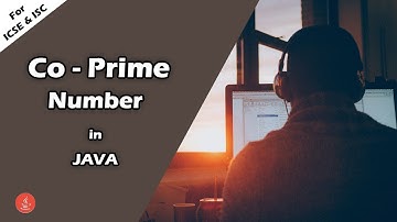 Co-Prime Number in JAVA || WAP to check if two numbers are co prime or not || BluejCode