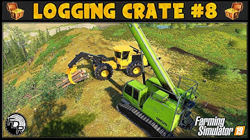 🧰 Logging Crate #8 🧰 ✔ Farming Simulator 2019 ✔ FDR Logging