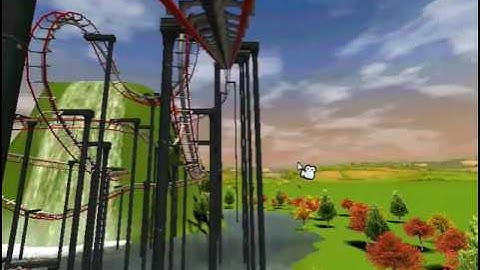 RCT3 Inverted Shuttle Coaster