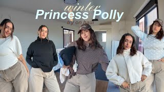 Princess Polly midsize winter try on haul *what I’m taking to NZ with me* ❄️🤎🧤