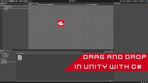 How to Drag and Drop in Unity C#
