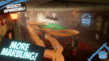 Marble Racing: Prototype First Run - Godot 4.0 Side Quests!