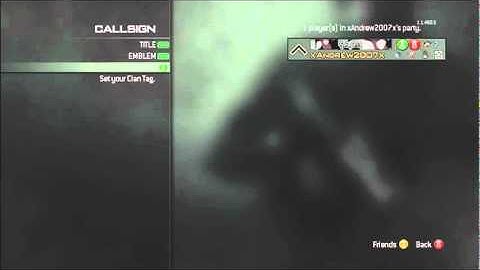 Modern Warfare 3 Glitches: Buttons in Clan Tags*PATCHED*