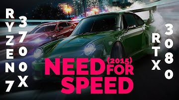 Need For Speed(2015) 4K Benchmark Max Settings | RTX 3080 | Ryzen 7 3700X