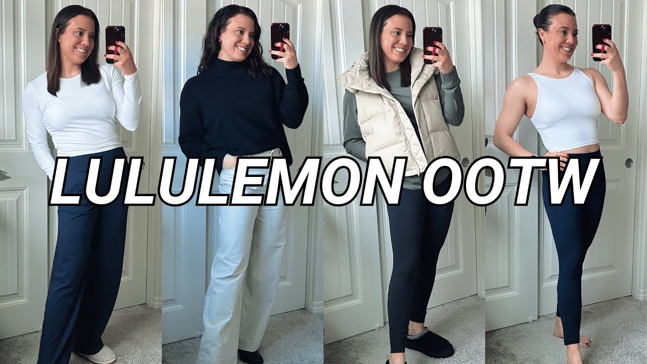 LULULEMON OUTFITS OF THE WEEK  wearing my aligns on repeat!! 