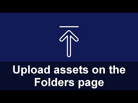 Upload assets on