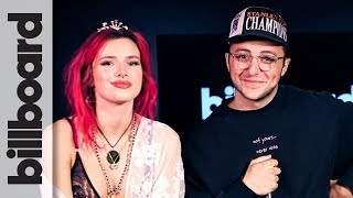 Video thumbnail of "Bella Thorne & Prince Fox on 'Just Call': How They Met & Made it Happen | Billboard"