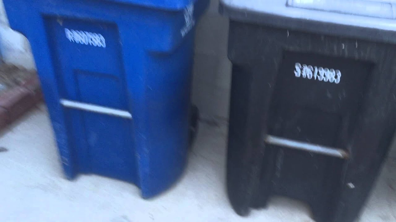 Kicking a Trash Bin YouTube