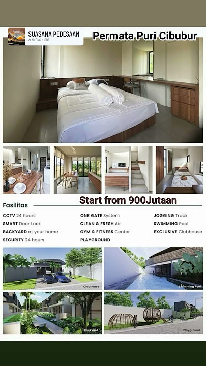 Rumah dengan fasilitas lengkap harga terjangkau #inforumah #realty #rumahkerencibubur #home #design