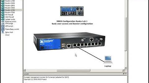 Introduction to Juniper Networking Lab 5 (JUNOS Configuration Basics)