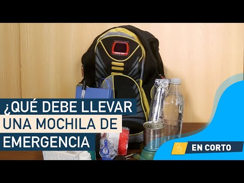 Lo que no debe faltar en tu mochila de emergencia