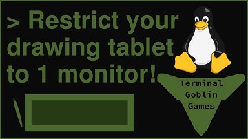How to restrict a drawing tablet to 1 monitor in Arch Linux!
