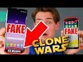 Fake Galaxy S9+ Clone vs Fake iPhone X Clone