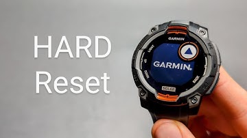 Factory Hard Reset Garmin Instinct 3 - Wipe All Data & Return to Original Settings