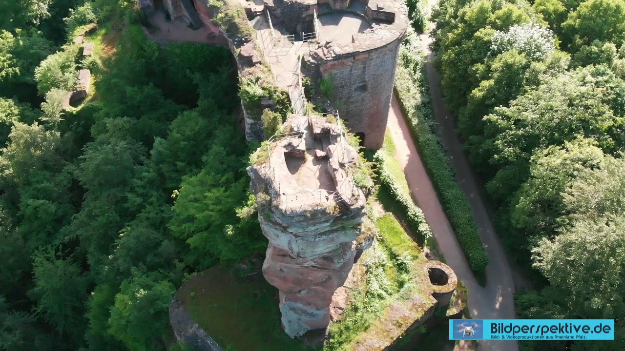 Burg Altdahn Drohnenflug von Bildperspektive.de