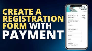 Create an Online Registration with Payment