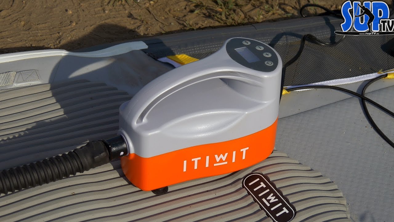 Elektropumpe für SUP-Boards von Decathlon im Test: Was kann die ITIWIT-Pumpe  für 50 Euro? 