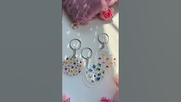 DIY keychains by UV DTF transfer ！ #uv DTF printer #craft #diy #UV DTF transfer #AB film
