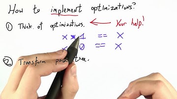 Implementing Optimizations - Programming Languages
