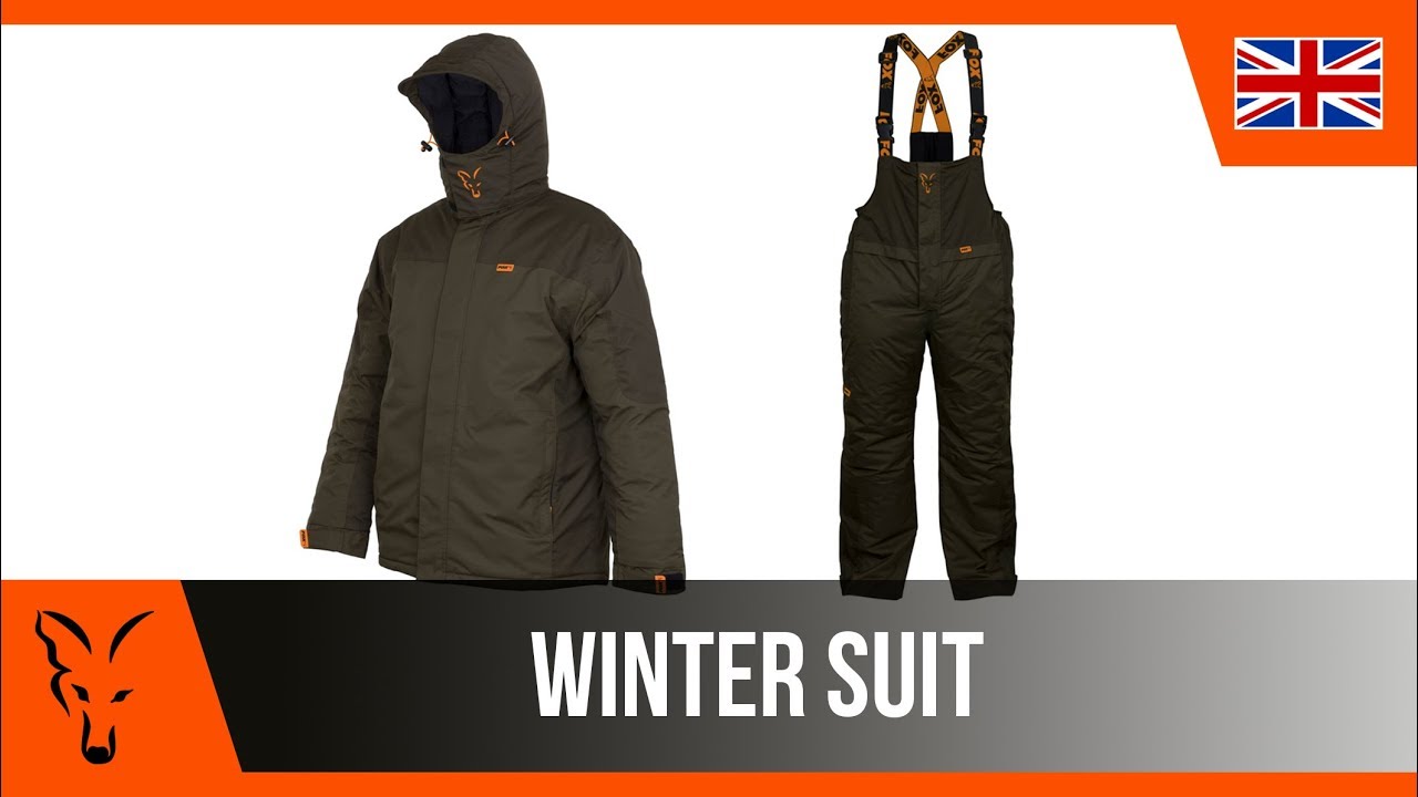 All Sizes Green & Silver Collection Winter Suit Fox Carp Fishing Clothing 