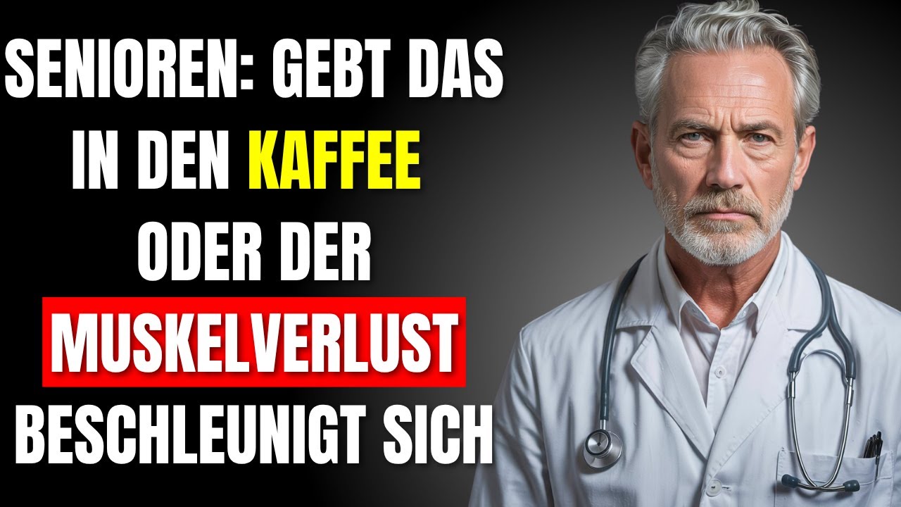 Senioren: Geben Sie Dies in den Kaffee, um Muskelabbau zu stoppen