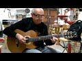 Graziano accinni plays fiorentine secret map by santochirico guitars