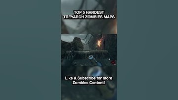 Top 5 HARDEST Treyarch CoD Zombies Maps