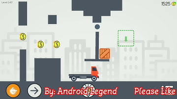 Brain Physic Level 2-67 Brain it on the wooden truck level 2-67 Android Solution