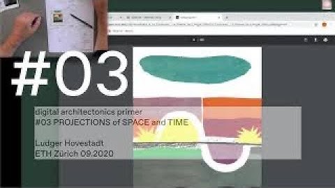 digital architectonics primer #03 PROJECTIONS of SPACE and TIME