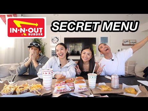 Ordering The In N Out Secret Menu | The Laeno Family