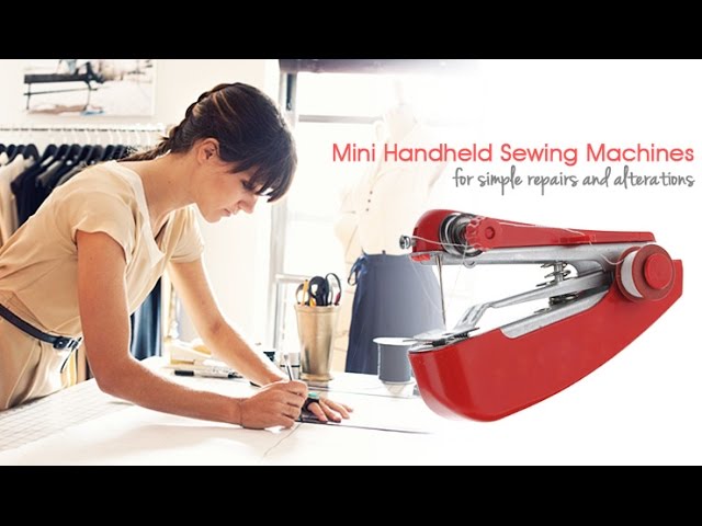 English - How to use a handy sewing machine stapler type style - video  tutorial English 