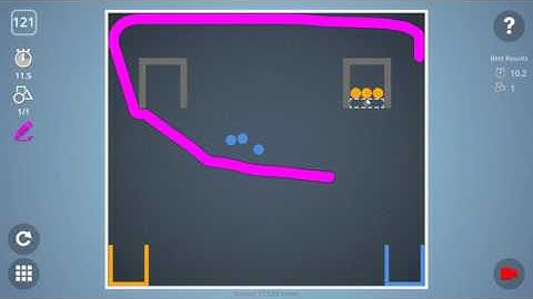 Check out how I solved level 121 in Brain It On! #BrainItOn