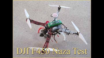 DJI F450 Naza & Gimbal Flight Test