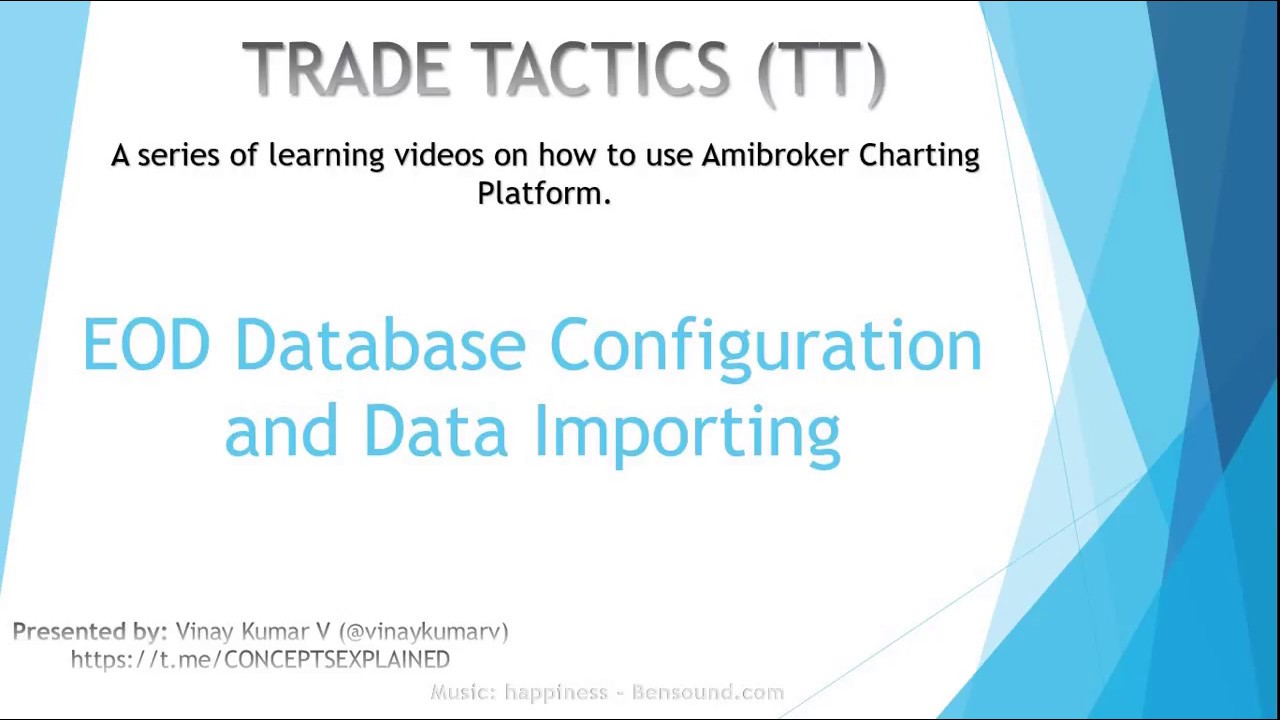 02   EOD Database Configuration and Data Importing