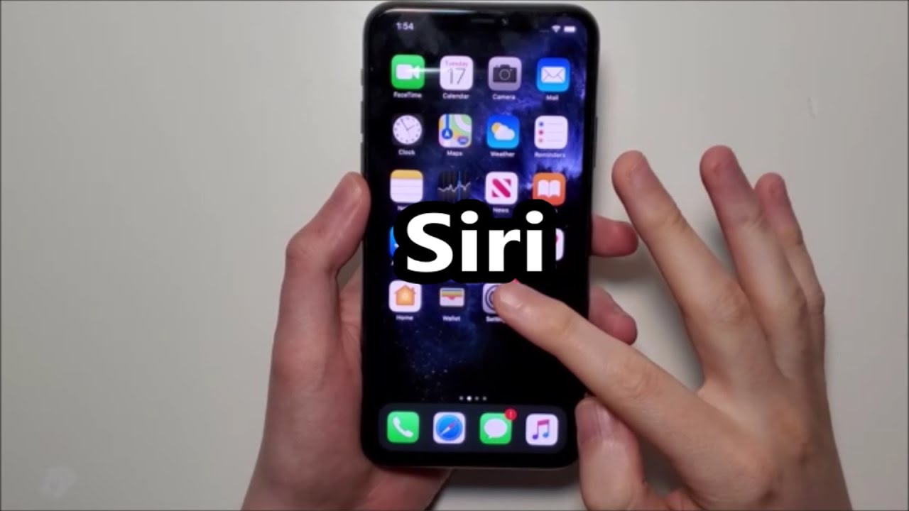 How to Call Siri - iPhone 11 (iOS 13, 14 or 15) - YouTube