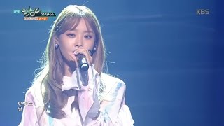 뮤직뱅크 - 송지은, 잔잔한 감동이 느껴지는 무대! ‘오아시스’.20160923