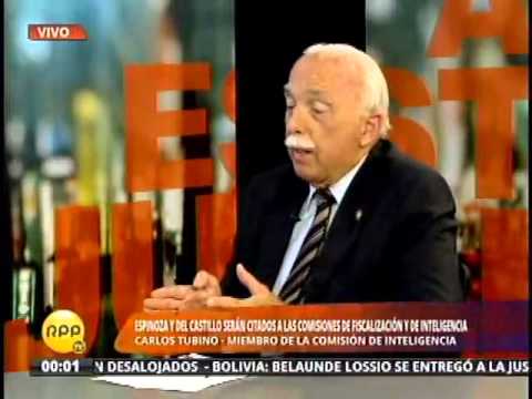 Entrevista a Carlos Tubino, sobre supuestos reglajes a políticos parlamentarios gobierno de navarra