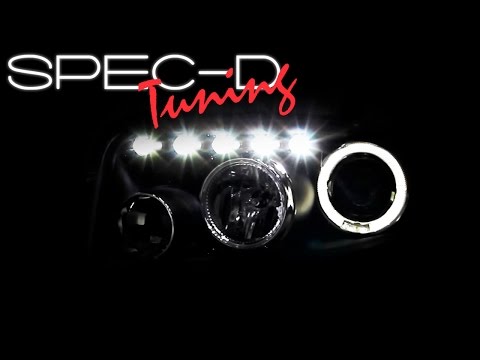 SPECDTUNING DEMO VIDEO: 2008-2010 SCION xB LED HALO PROJECTOR HEADLIGHTS