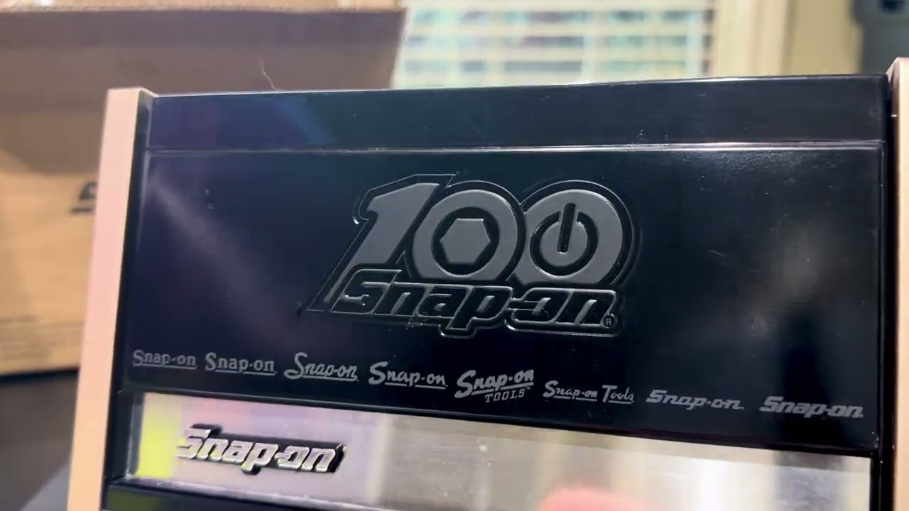 Silent Unboxing: Snap On Micro Top Chest 100th Anniversary Black Rose Gold Rare  