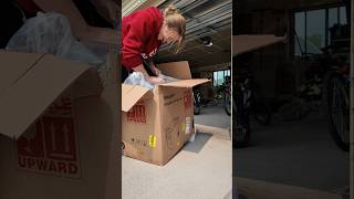 Unboxing our new Electric cooler.😊 #camping #unboxing #fyp #midwestroamers