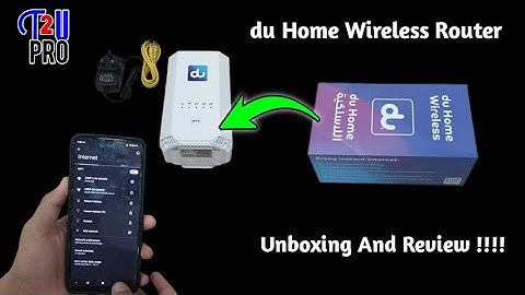 Du Home Wireless Router Unboxing And Review | Du 5G SIM Modem installation & Setup