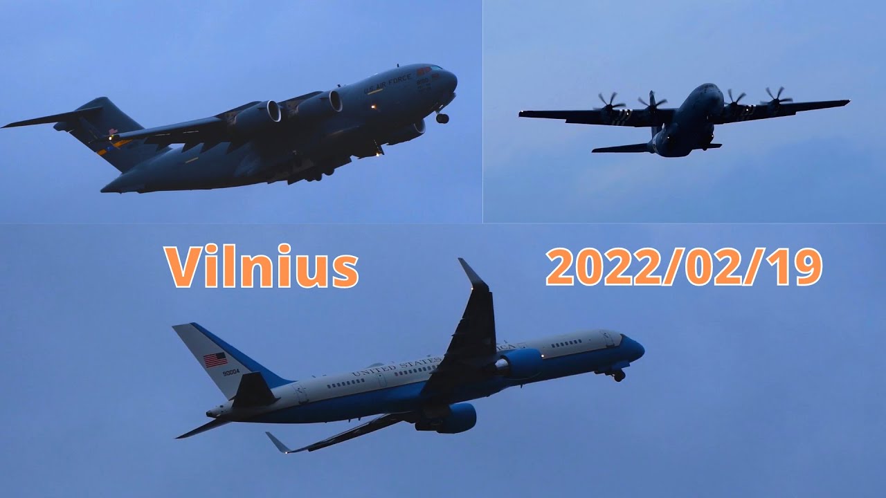 [4K] Exclusive Vilnius Airport Spotting (2022/02/19)